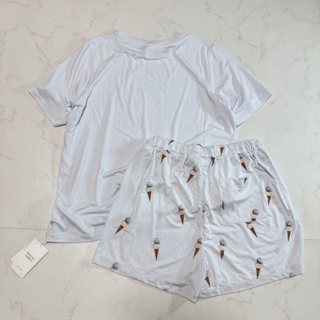 タグ付新品 ジェラピケ アイスクリームTシャツ＆ショートパンツSET