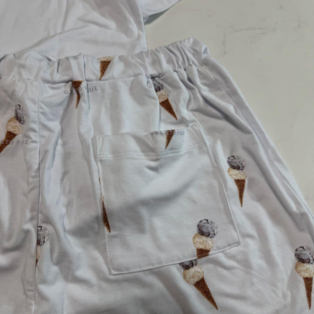 タグ付新品 ジェラピケ アイスクリームTシャツ＆ショートパンツSET