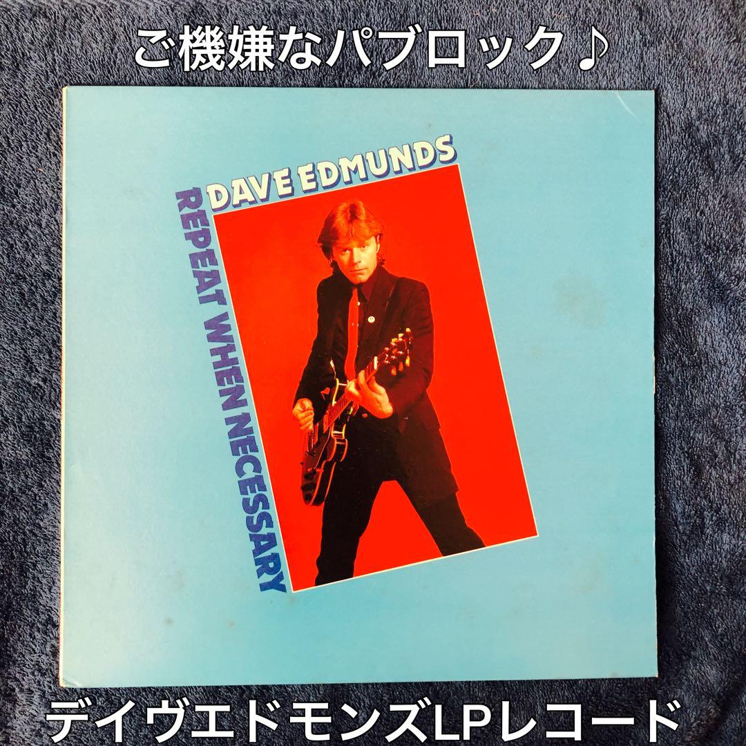 ［希少) DAVE EDMUNDS LPレコード　パブロック　チバユウスケ