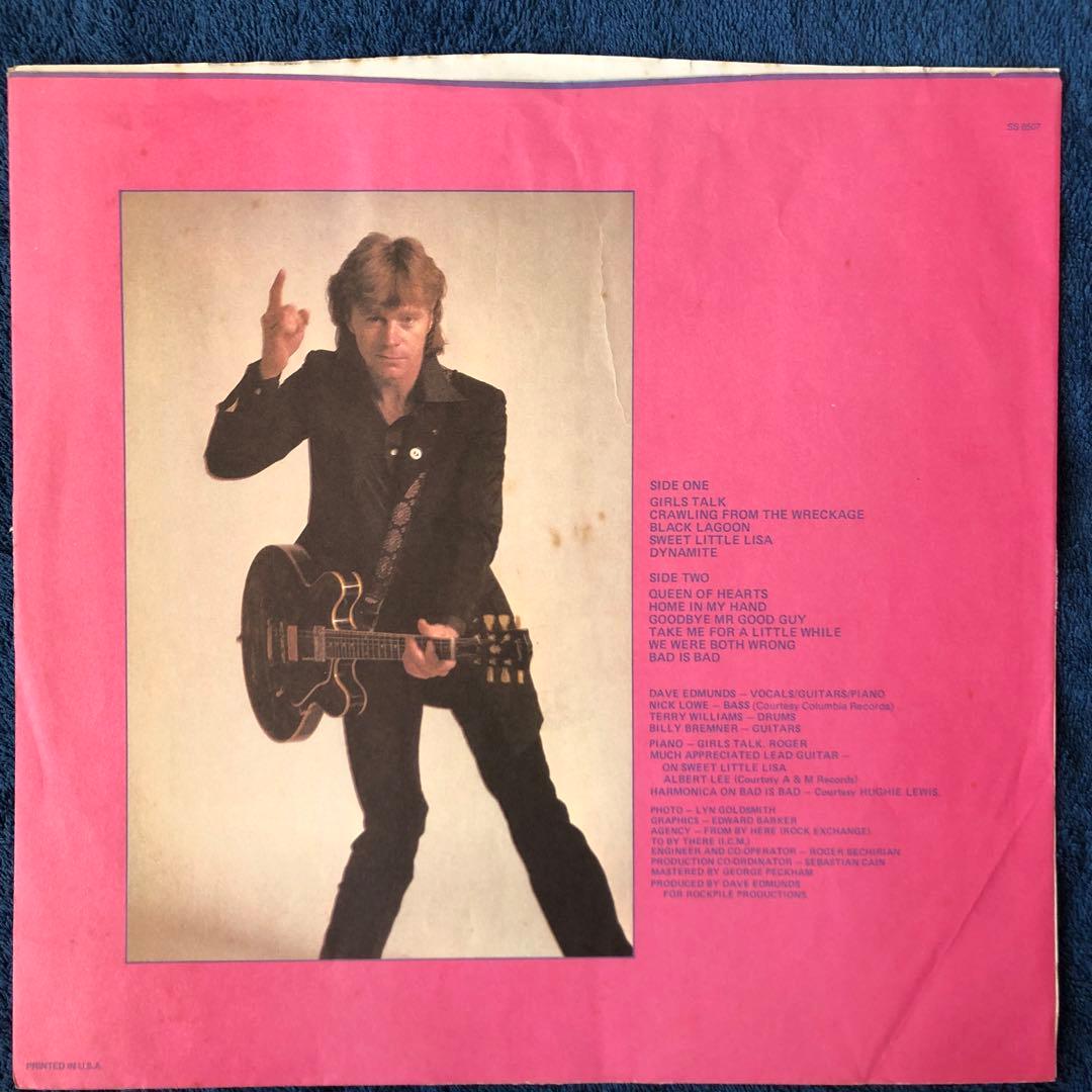 ［希少) DAVE EDMUNDS LPレコード　パブロック　チバユウスケ