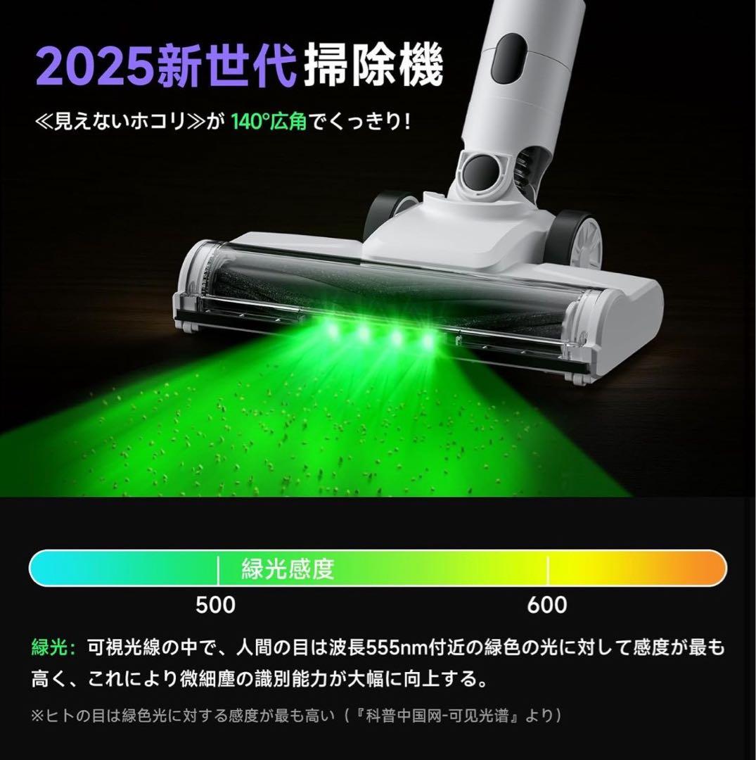 赤丸 掃除機 コードレス 58kPa強力吸引　55分稼働 軽量