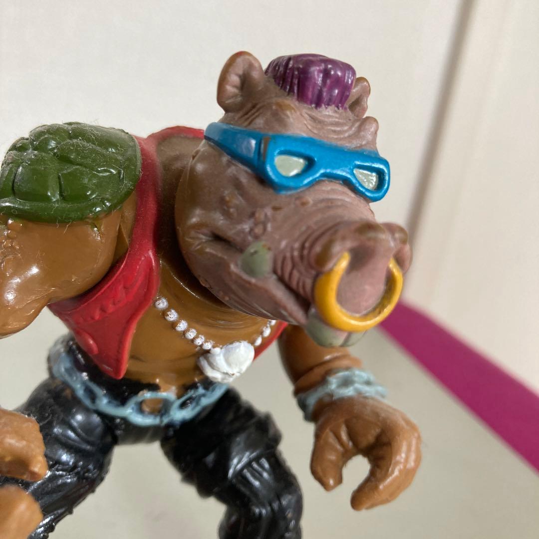 タートルズ フィギュア ビーバップ ソフトヘッド レア