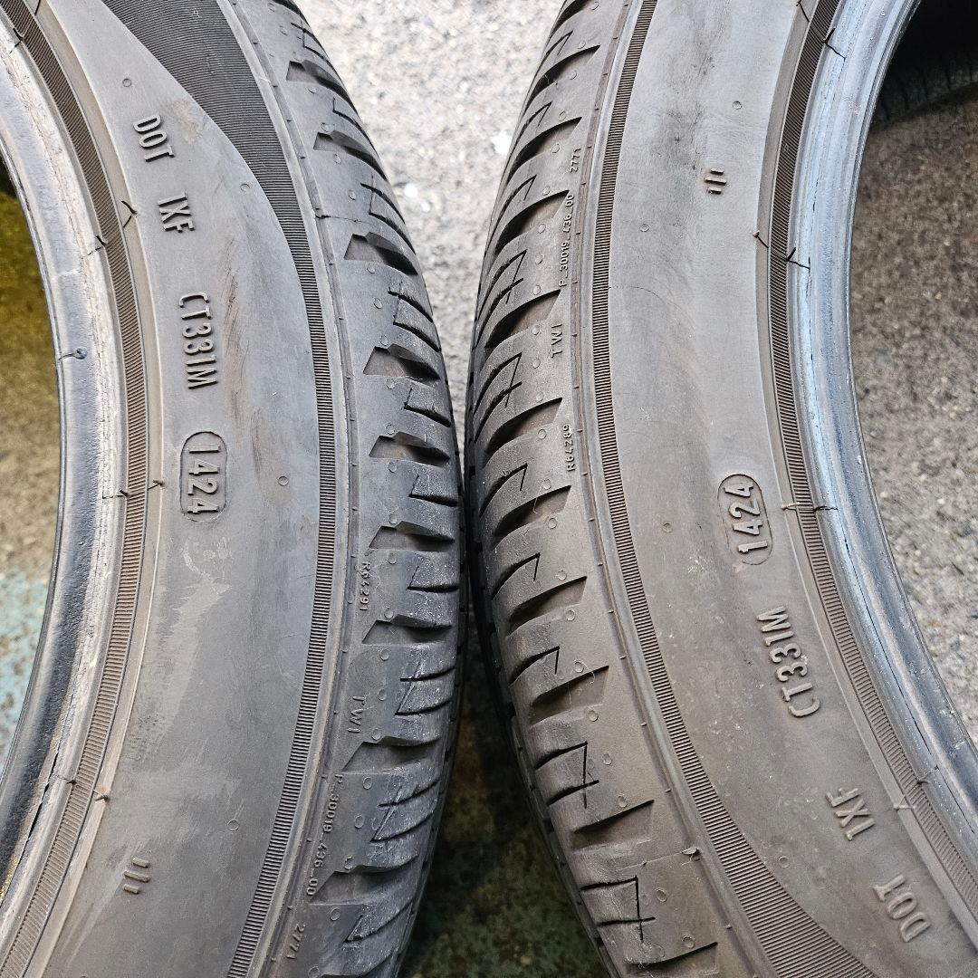 215/45R17 PIRELLI P8 FS TM 2024年製 2本 溝あり