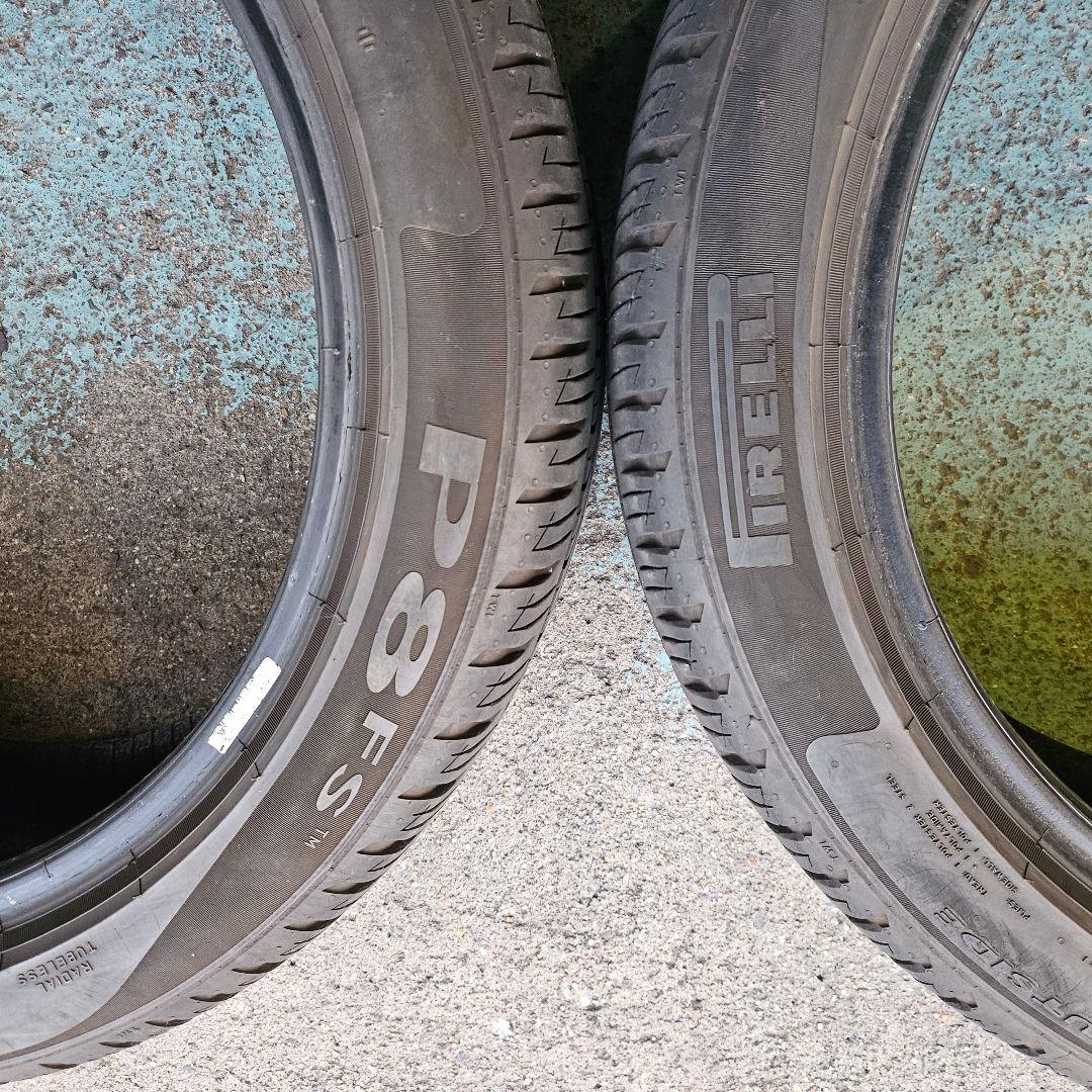 215/45R17 PIRELLI P8 FS TM 2024年製 2本 溝あり