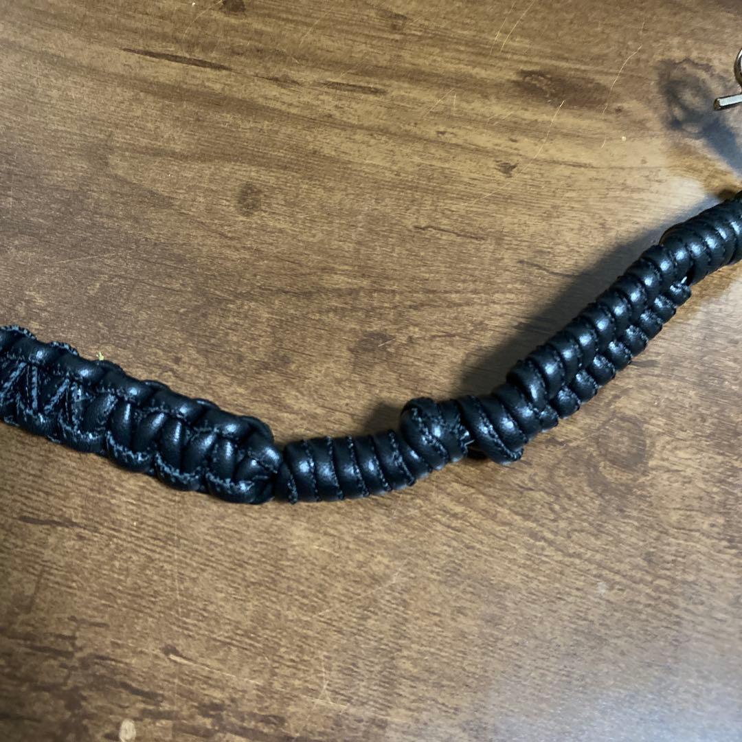 スマホアクセサリー A SCENE Design paracord strap-leather-