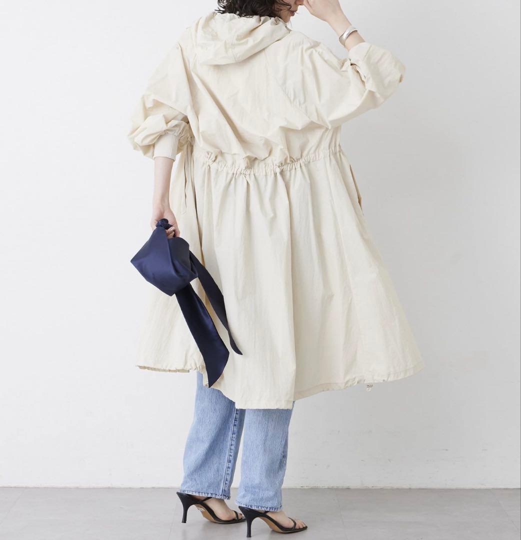 Whim Gazette【THE PAUSE】ギャザーフーデッドコート