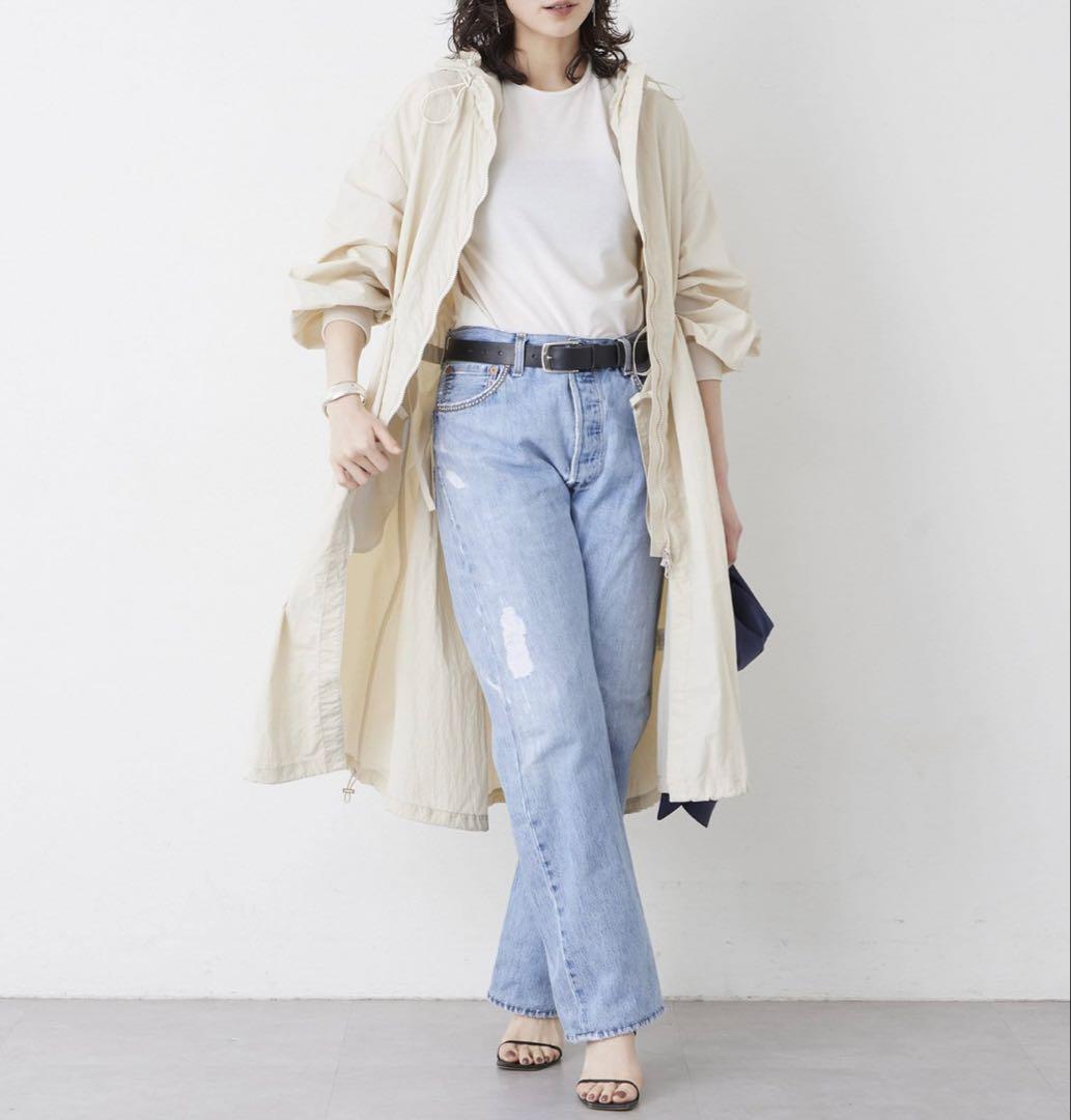 Whim Gazette【THE PAUSE】ギャザーフーデッドコート