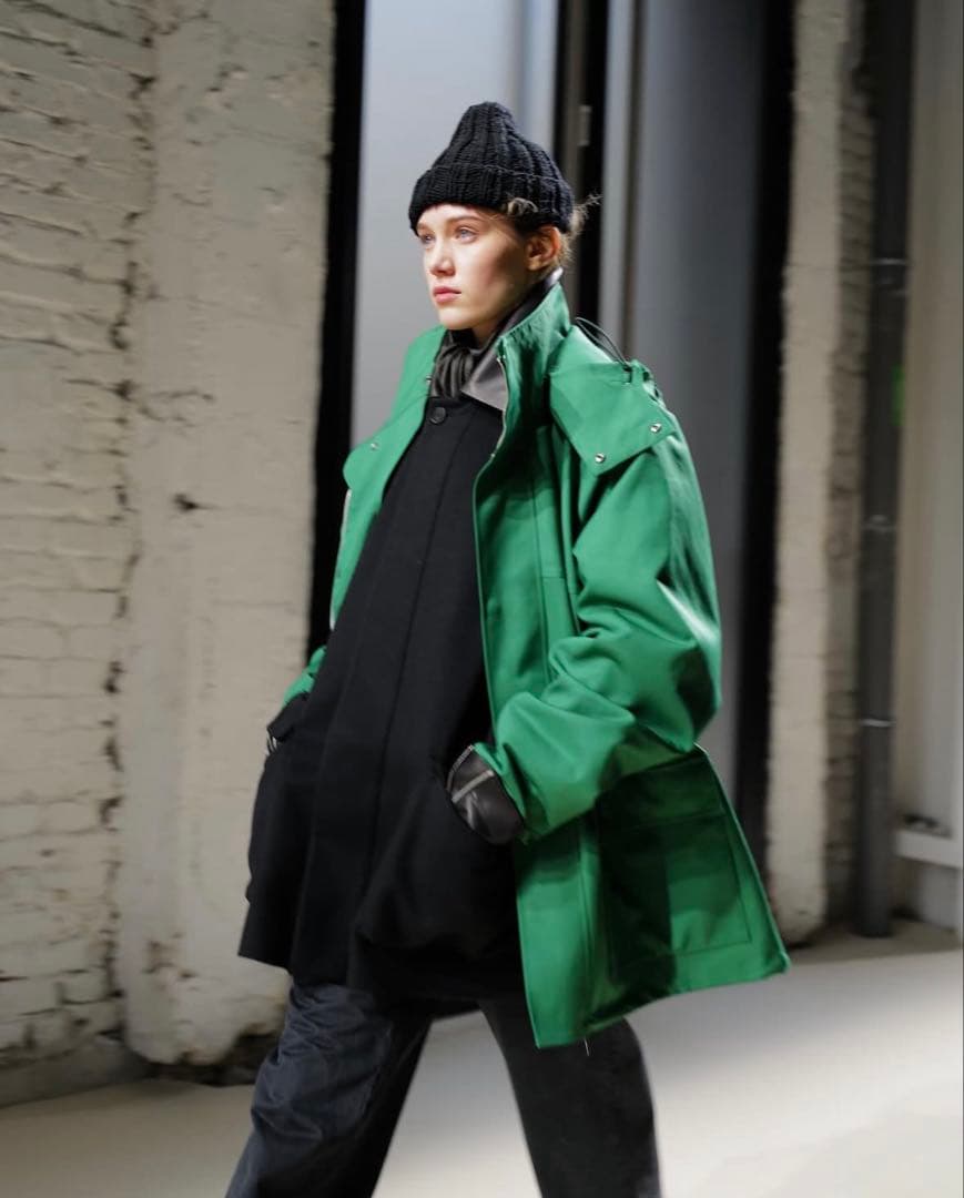 ジャケット・アウター AURALEE cashmere melton handsewn blouson