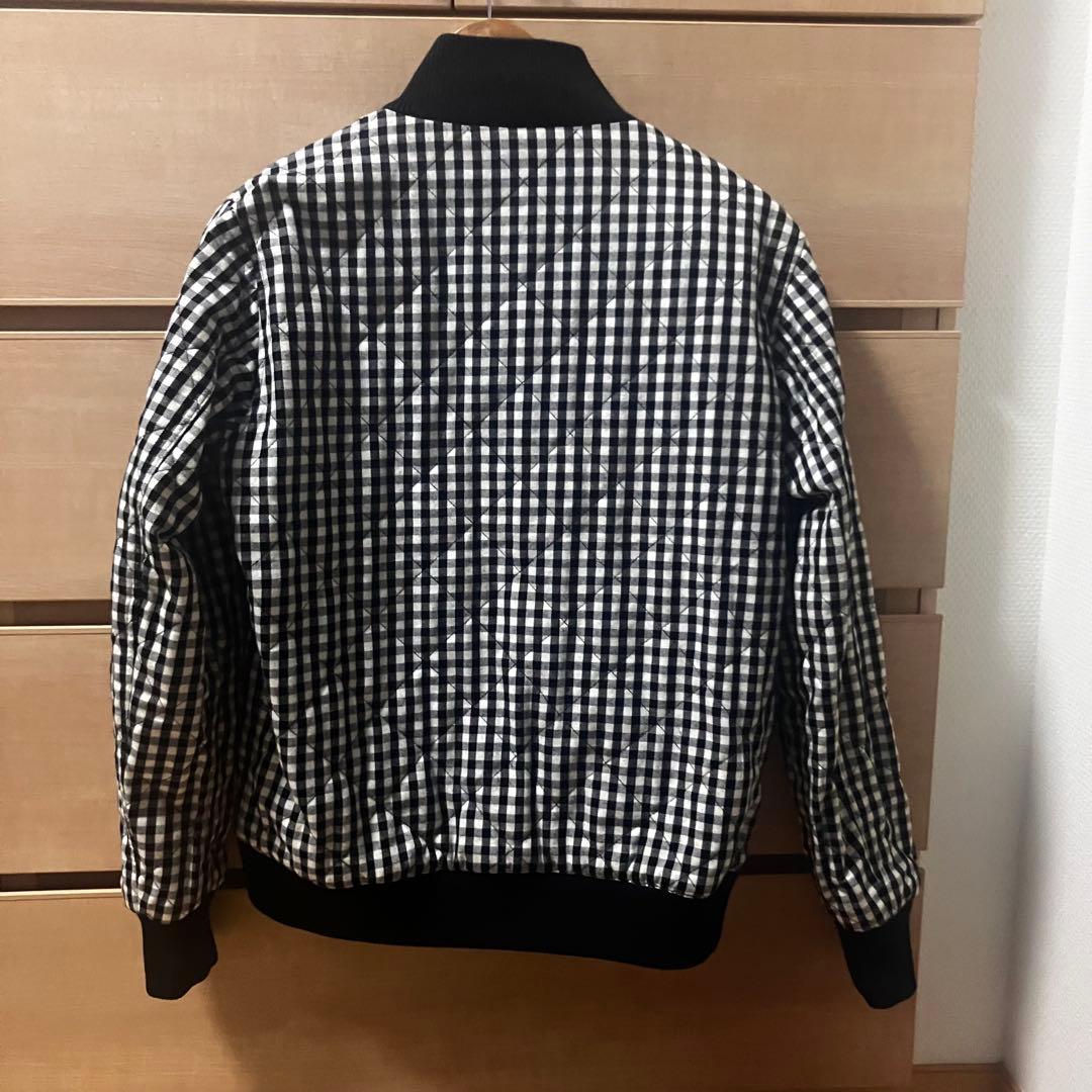 【冬物セット割】フレッドペリーFredPerryリバーシブル中綿ジャケット黒白M