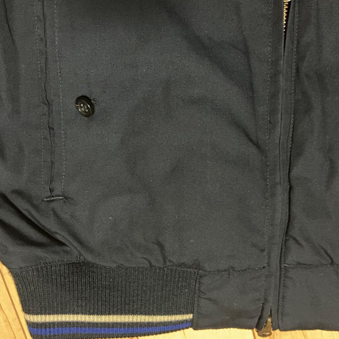 【冬物セット割】フレッドペリーFredPerryリバーシブル中綿ジャケット黒白M