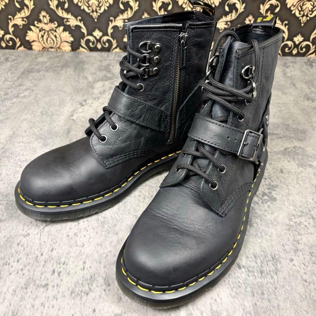 【極美品】UK5 (24cm)ドクターマーチン 1460 HDW ハーネスベルト
