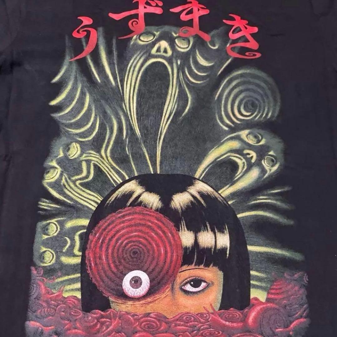 み*可様 ラスト1着 希少　伊藤潤二　うずまき アニメ　Tシャツ　神デザイン 富