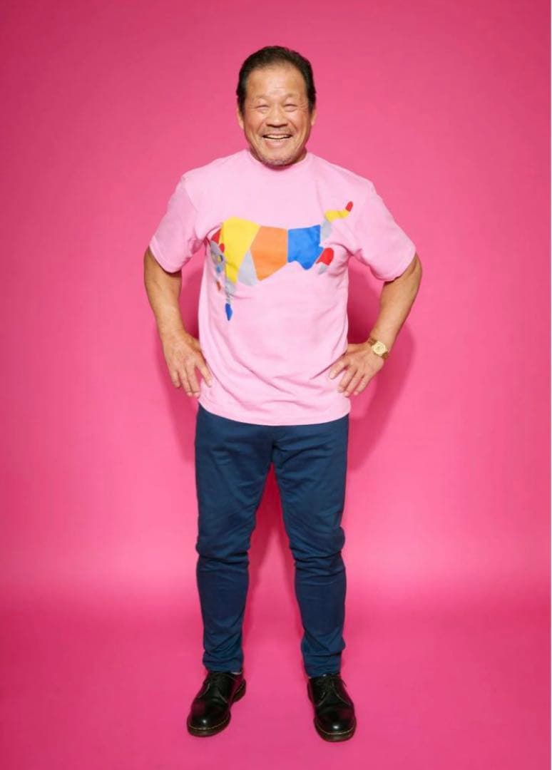 マッチョドラゴン Tシャツ ピンクXLサイズ 新品未使用品