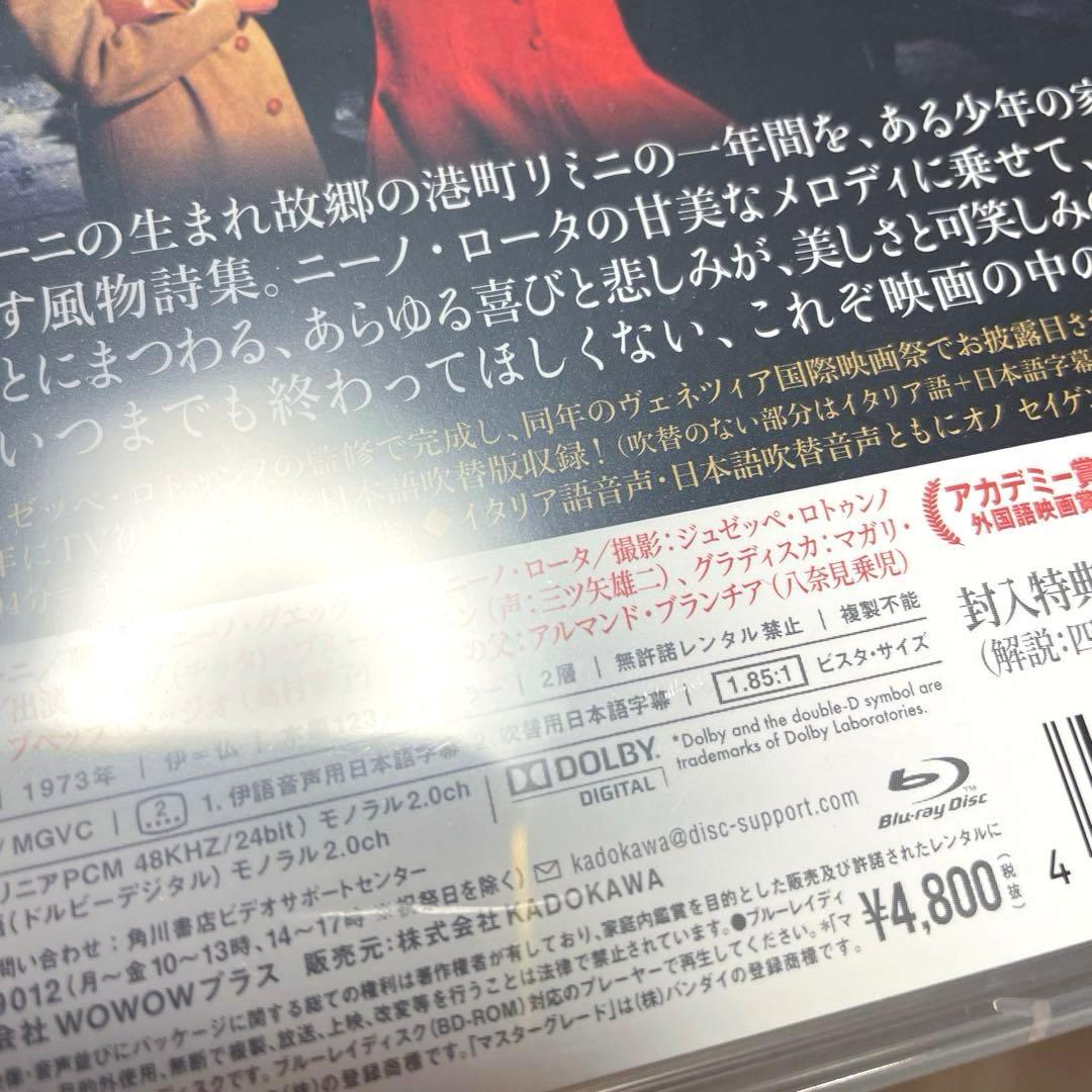 【廃盤 未開封】フェリーニのアマルコルド 4K修復版('73伊/仏)