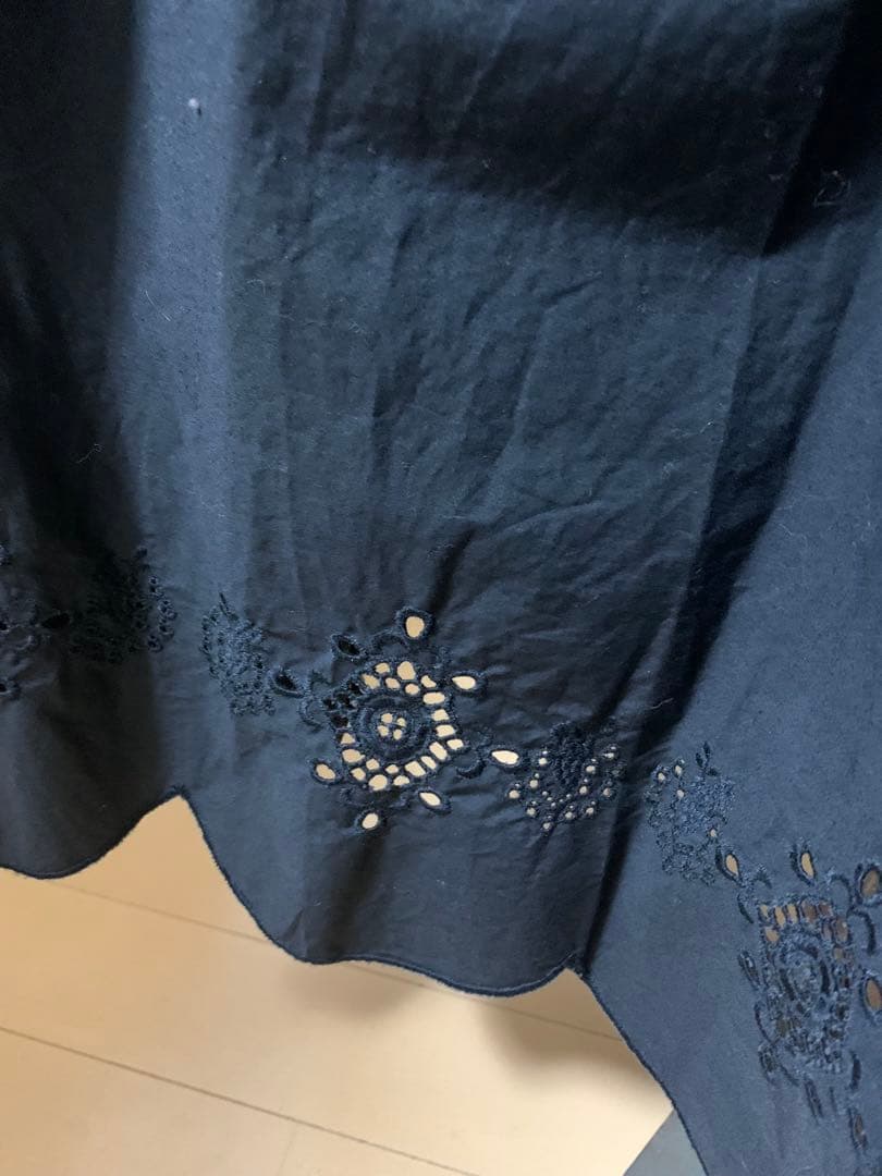 美品　GASA ガサ gasa キルトスカート キルティングスカート 刺繍