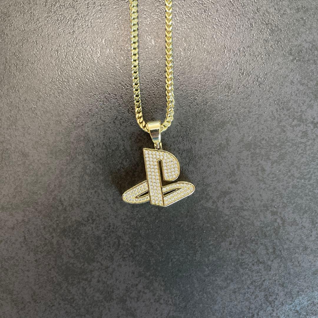 king ice PlayStation ネックレス ゴールド