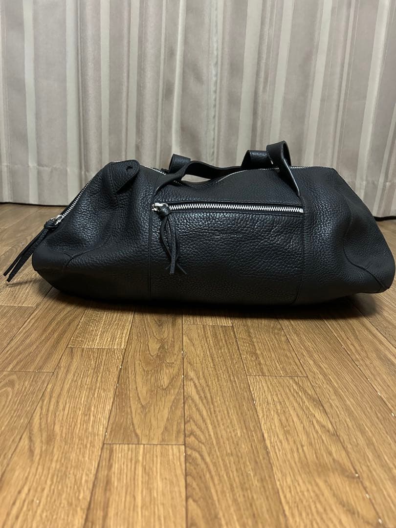 bill amberg 黒 レザー　ボストンバッグ