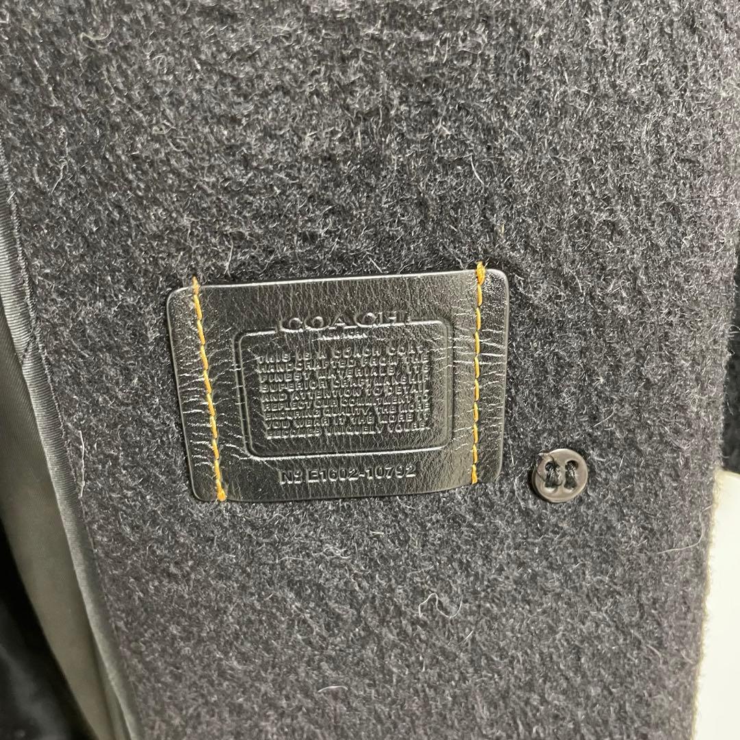 COACH チェスターコート ブラック S