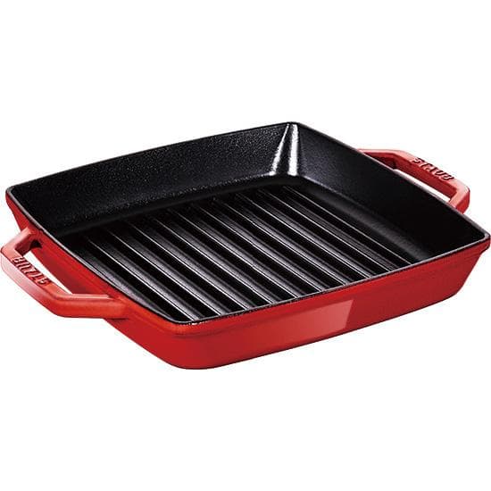 Staub　ストウブ ピュアグリル スクエア　チェリー　23cm