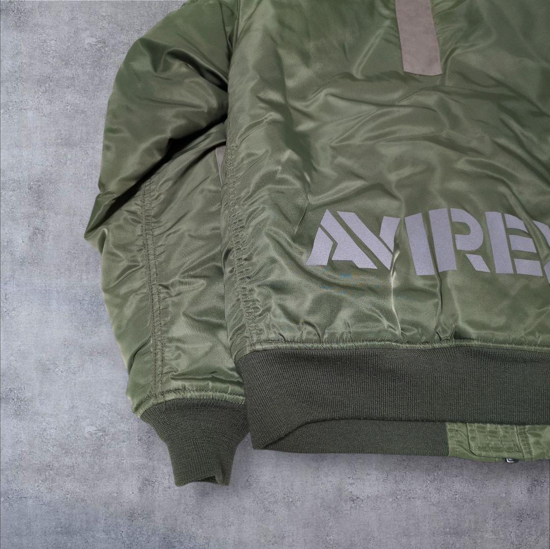 AVIREX 40周年 MA-1 XL リバーシブル MJ101 カーキ