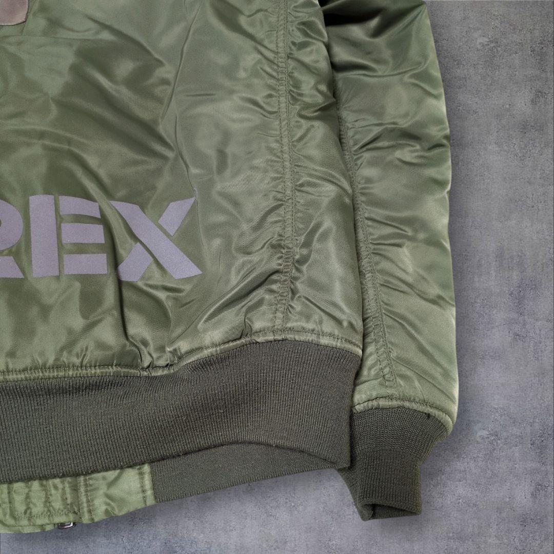 AVIREX 40周年 MA-1 XL リバーシブル MJ101 カーキ