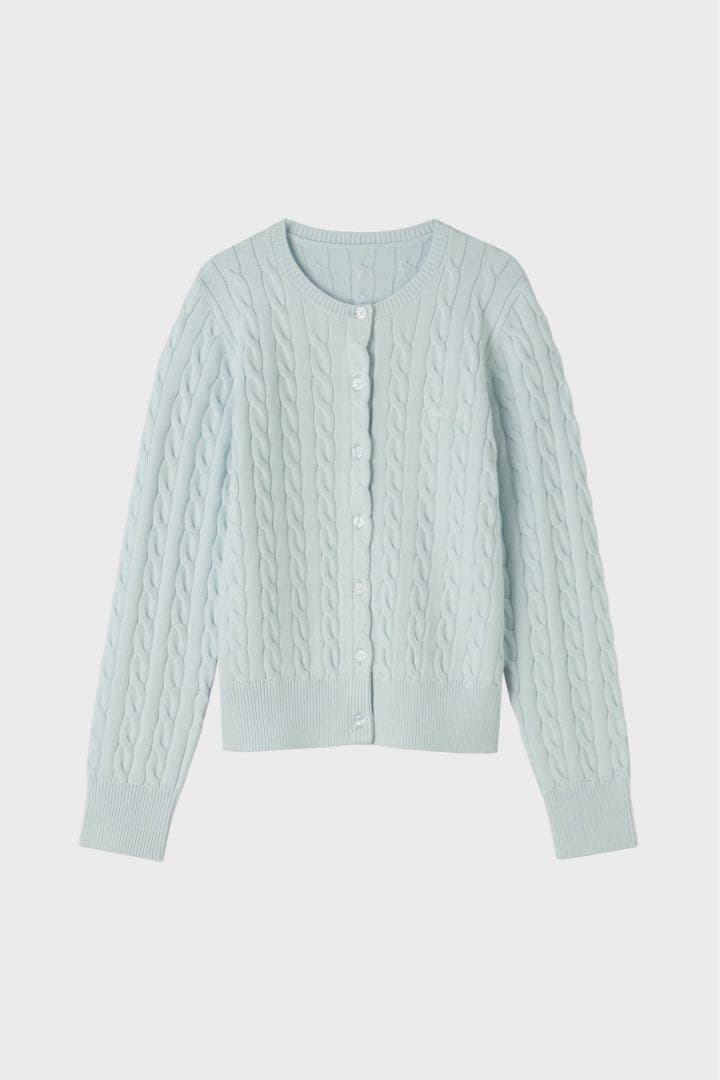 THETOE TOÉ Baker Cardigan ライトブルー S