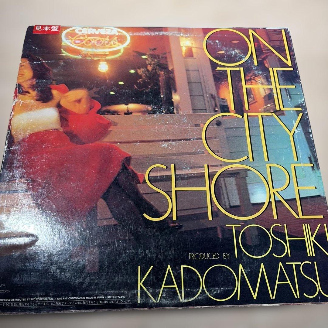 [レコード] 見本盤　角松敏生　ON THE CITY SHORE LP