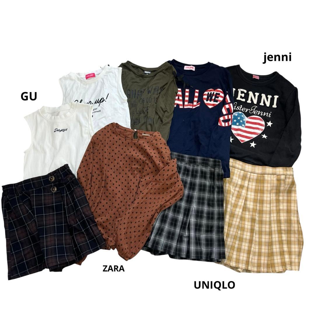 まとめ売り 女の子【160cm】27枚 ブランド多数 子供服 お着替え 春夏秋冬