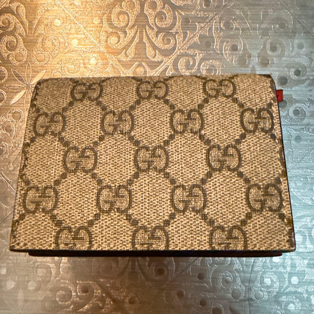 【SALE】新品　GUCCI GGスプリーム チェリー スモールウォレット