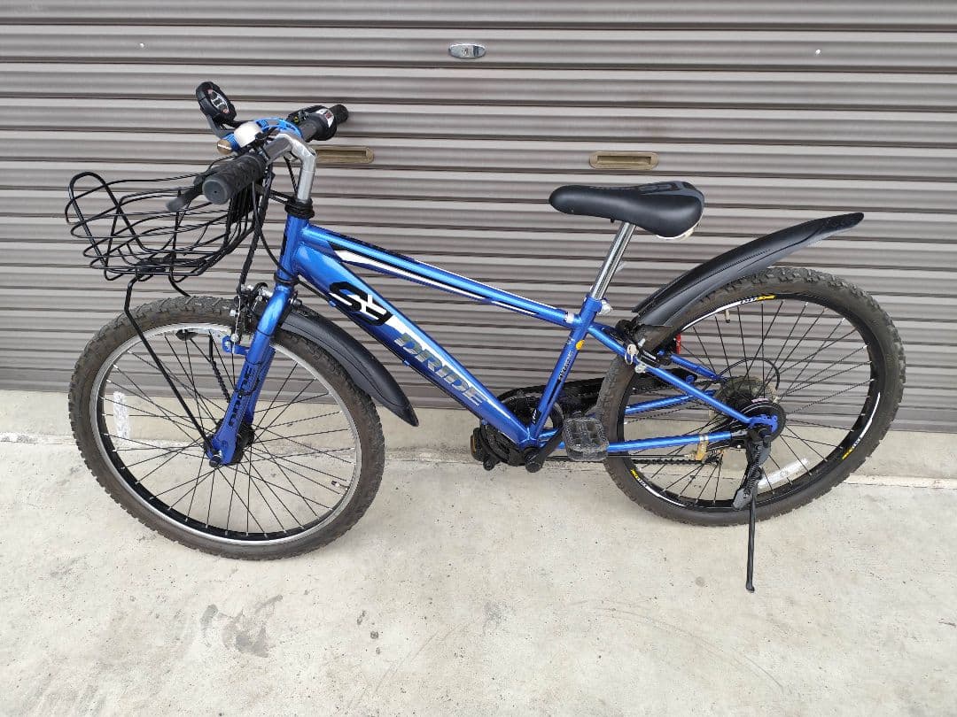 アサヒサイクル　DRIDE S3　ドライド　ブルー　24インチ　栃木　美品