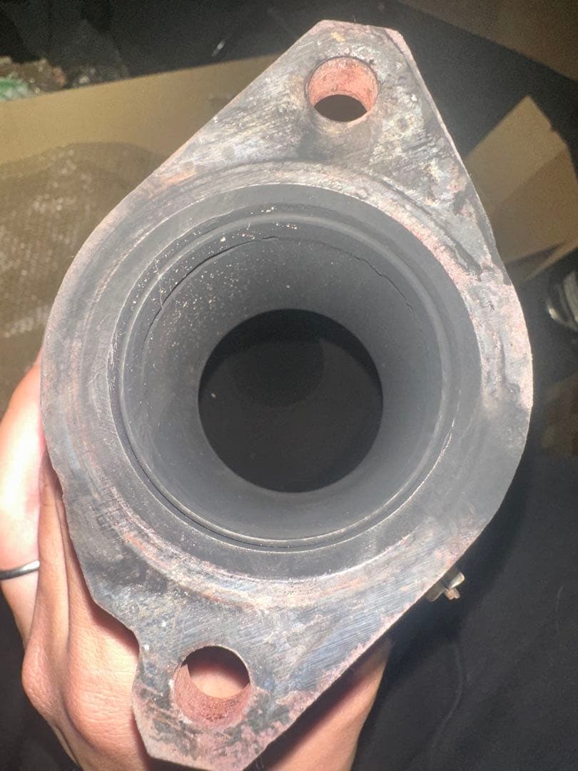 zn6 純正改ワンオフ　フロントパイプ