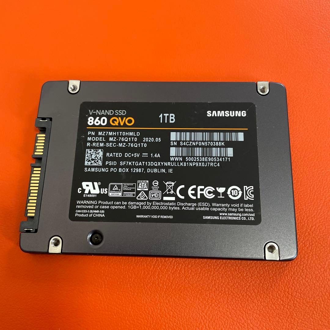 Samsung SSD 860 QVO 2.5インチ[1TB ]