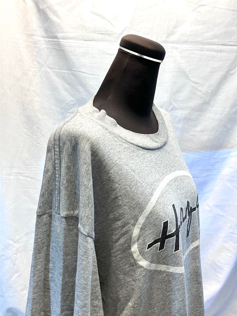 HAZE ヘイズ ロゴ Tシャツ 90s グレー Lサイズ