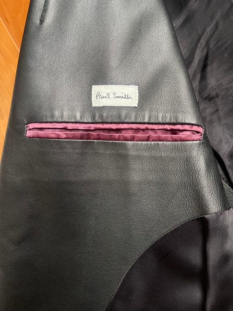 PaulSmith レザー テーラードジャケット 羊革