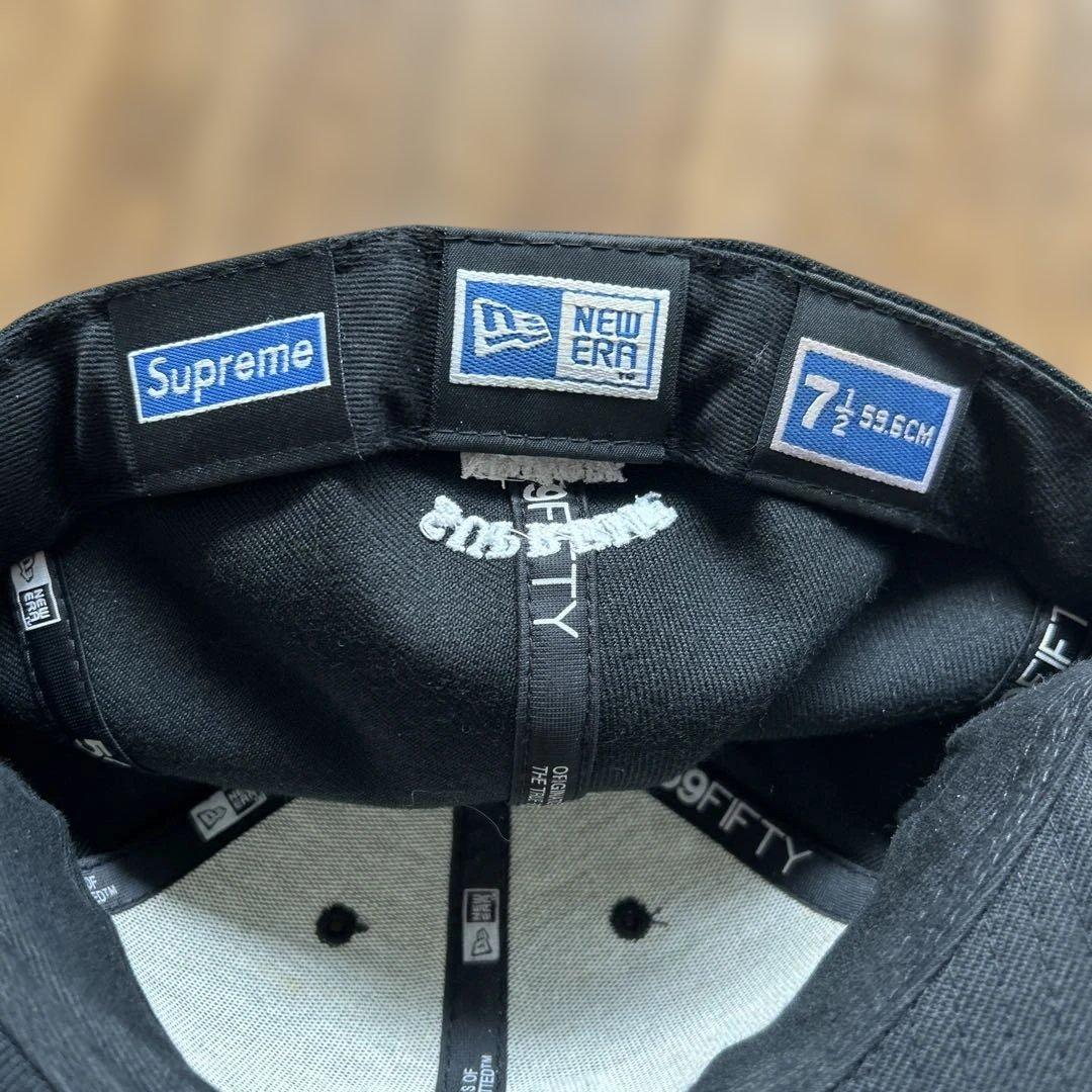 SUPREME 59FIFTY キャップ ブラック 7 1/2
