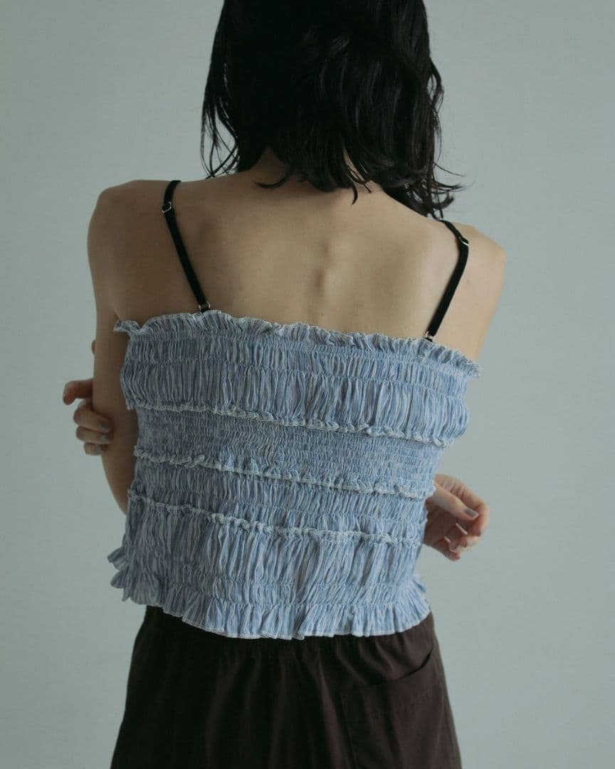 アンヌークVelourstrap Frill Camisole