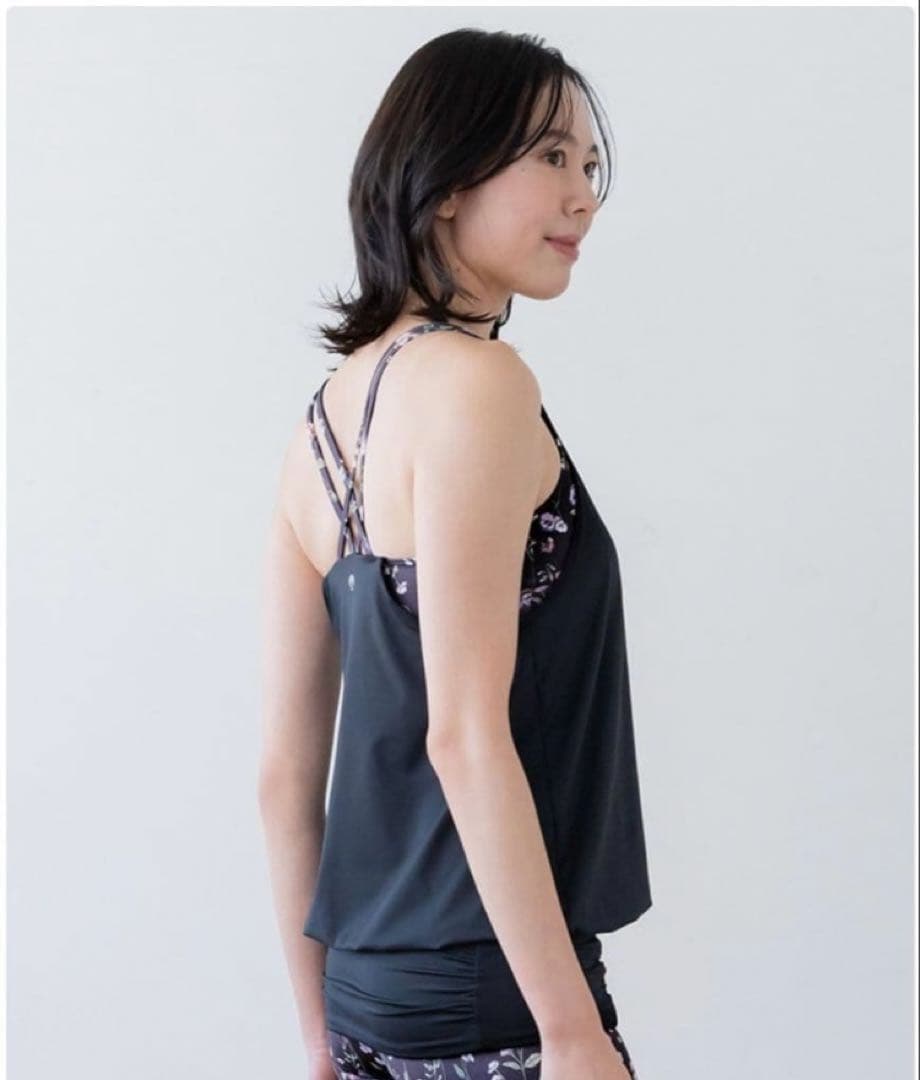 ★新品タグ付【SUKALA】スプリングフラワーカバーキャミソール⭐︎パンジー⭐︎M⭐︎