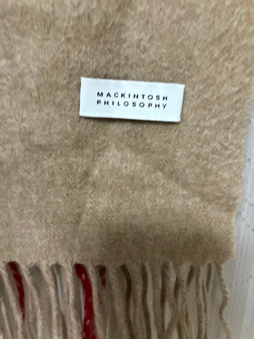 MACKINTOSH PHILOSOPHY チェック柄ストール　カシミア