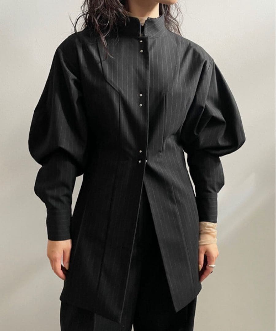すう様限定 アメリUND WAIST SHAPE SHIRT JACKET