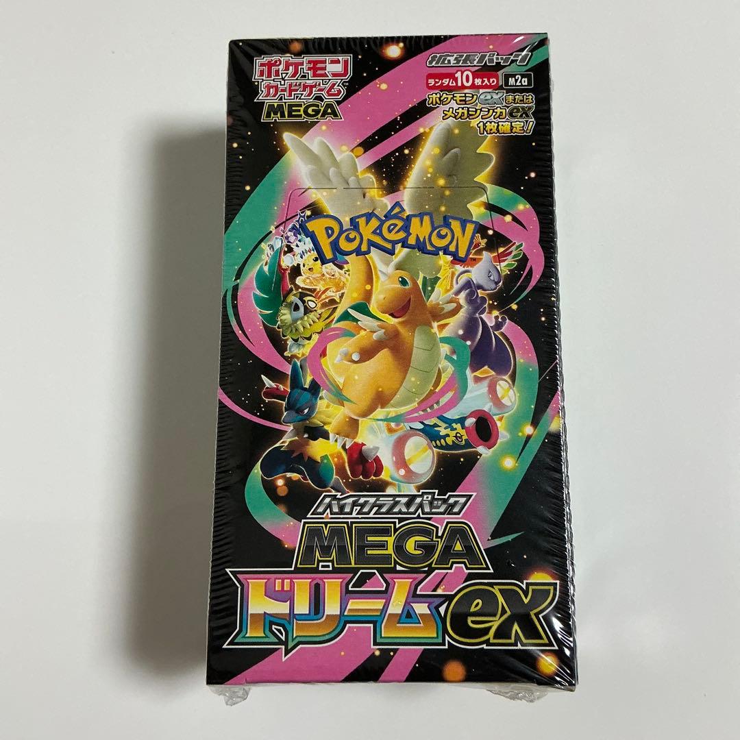 【新品未開封】ポケモンカードゲーム MEGAドリームex シュリンク付きBox