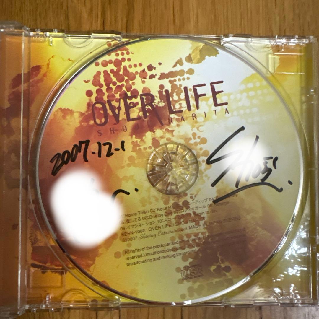 【直筆サイン入り】OVER LIFE 成田昭次 2017.12.1 サイン会購入