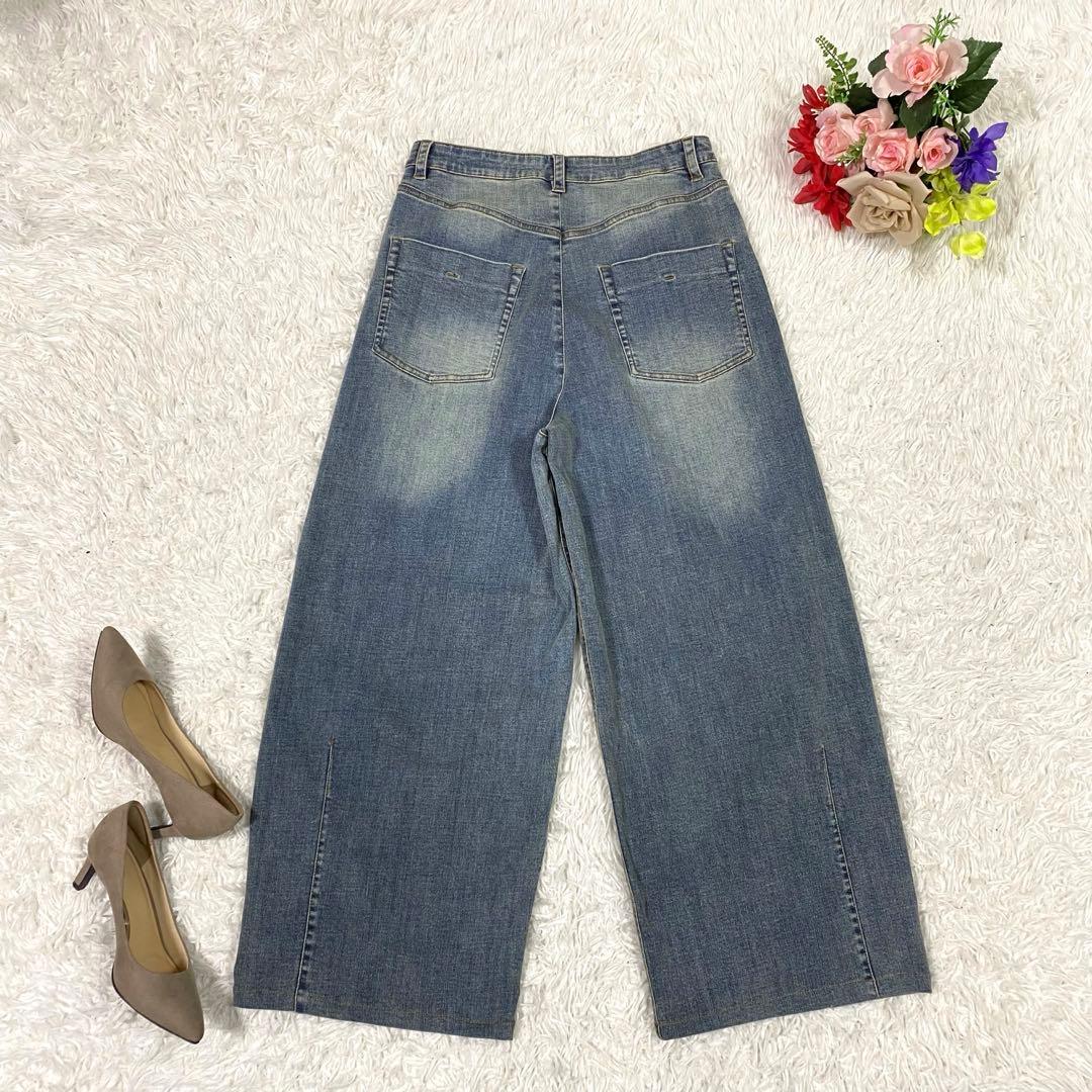 完売品✨ ayane アヤン バレルレッグデニムパンツ　ワイドパンツ　サイズ38
