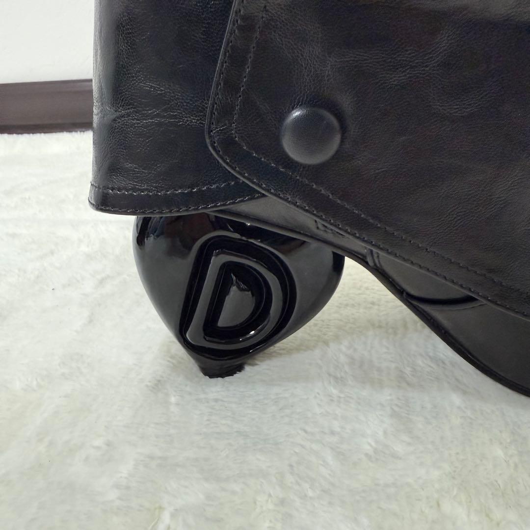 【希少】Desigual MATTREPIERRE ブラックブーツ　ハートヒール