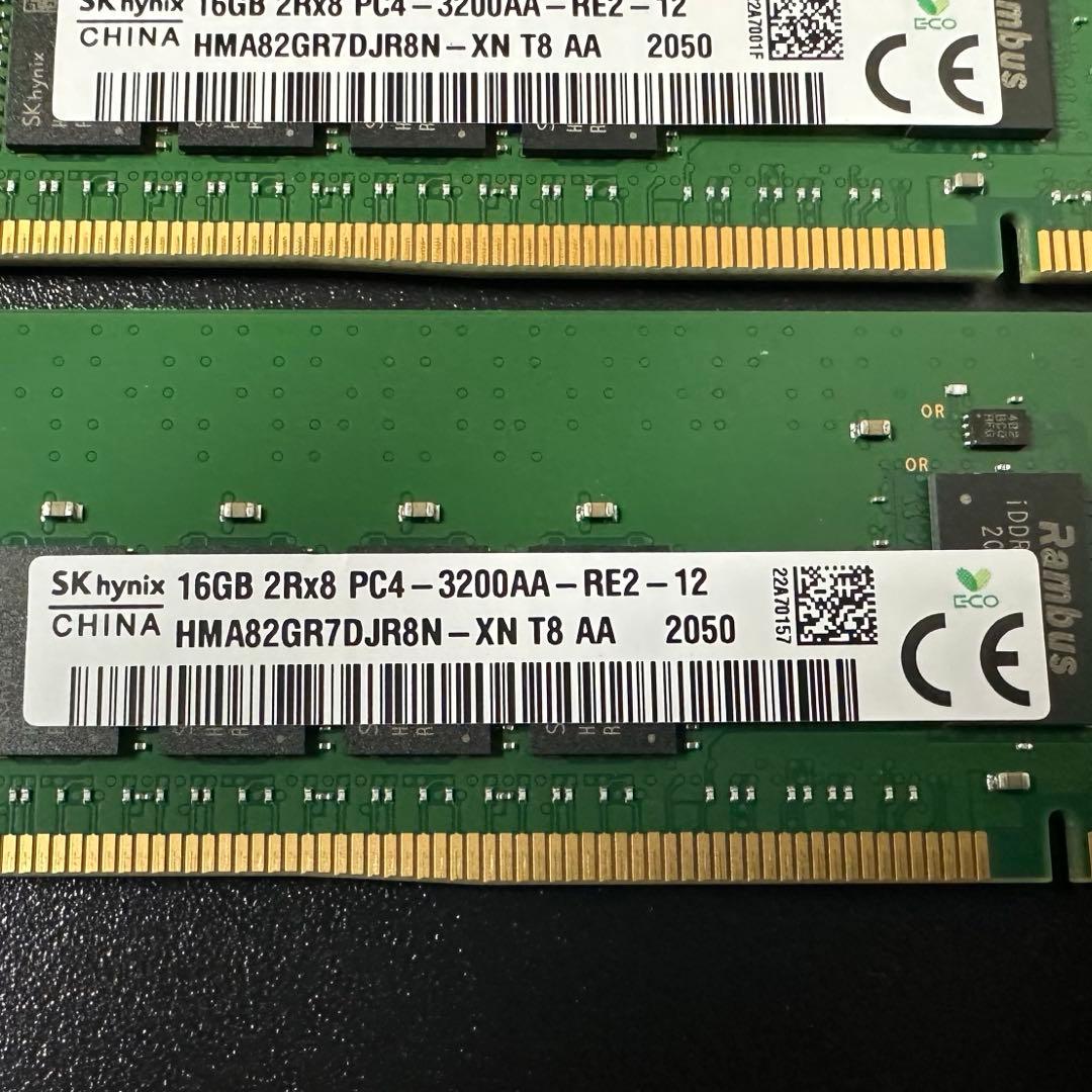【保証】DDR4 3200 32GB(16GB×2) SK hynix 231