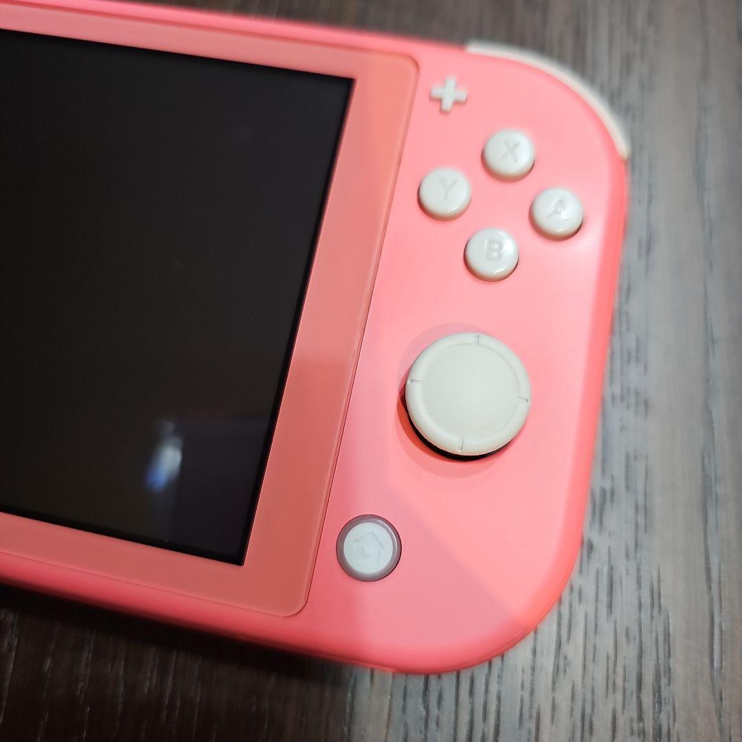 【Nintendo Switch Lite】 コーラルピンク一式