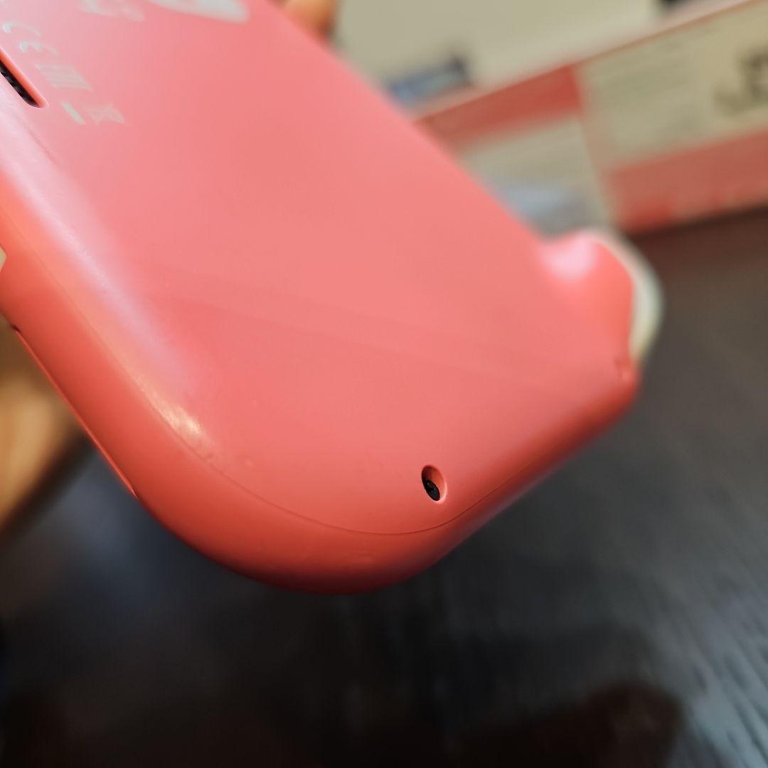 【Nintendo Switch Lite】 コーラルピンク一式
