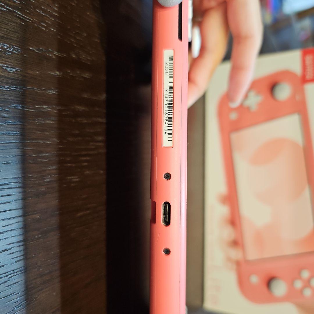 【Nintendo Switch Lite】 コーラルピンク一式