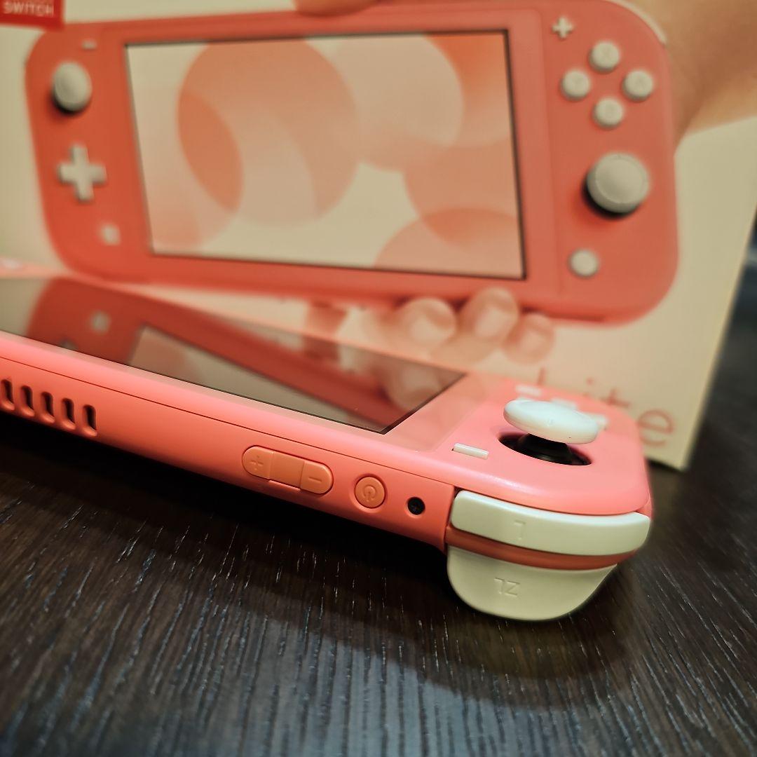 【Nintendo Switch Lite】 コーラルピンク一式
