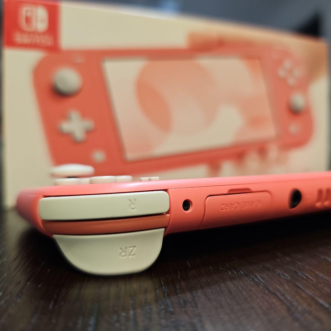 【Nintendo Switch Lite】 コーラルピンク一式