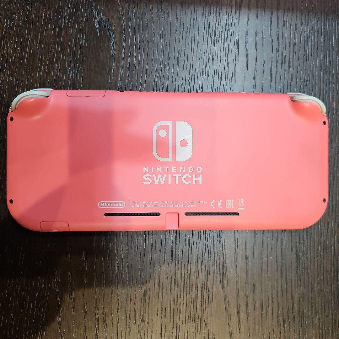 【Nintendo Switch Lite】 コーラルピンク一式